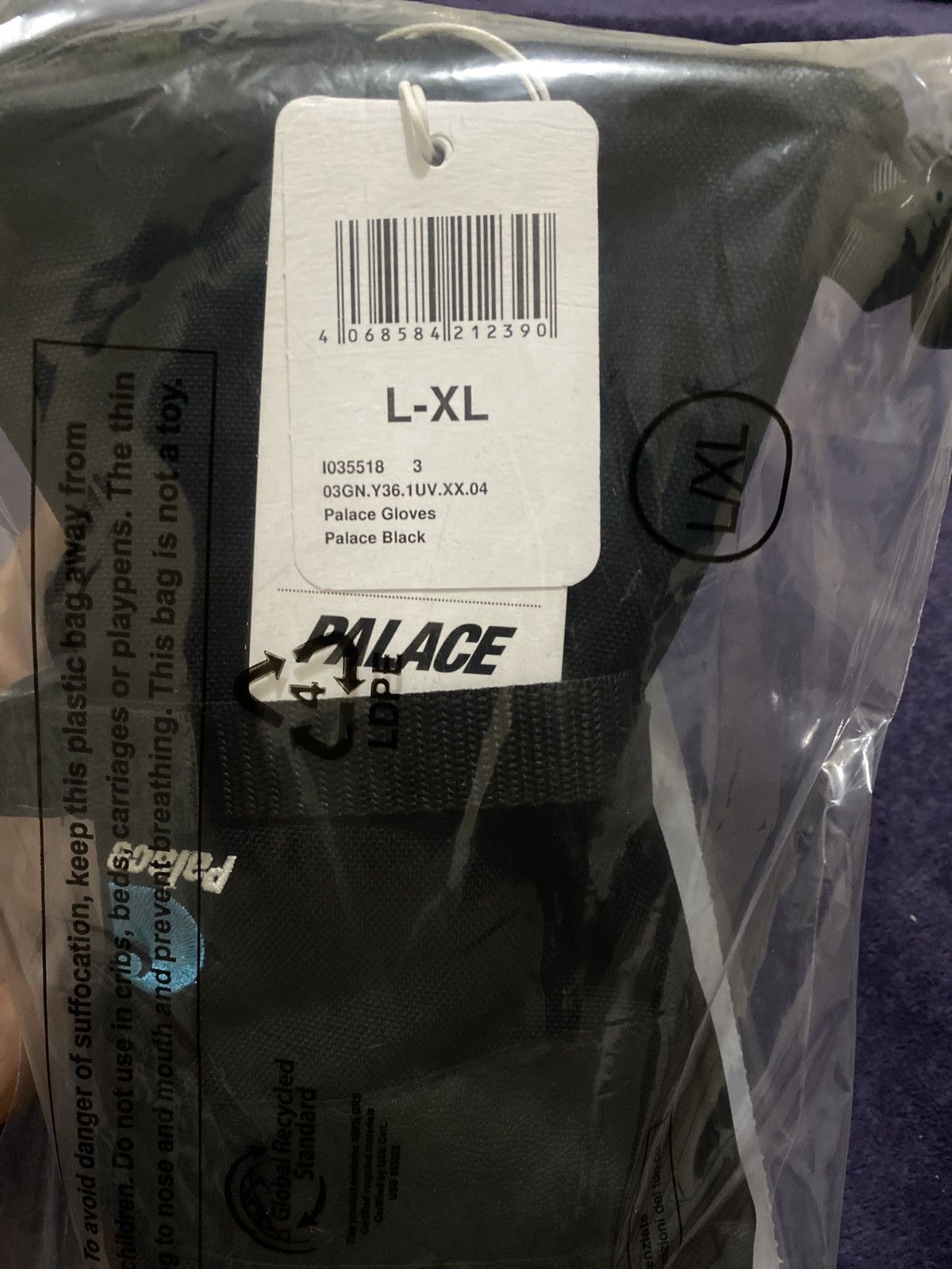 Palace Carhartt WIP Duty Glove Black