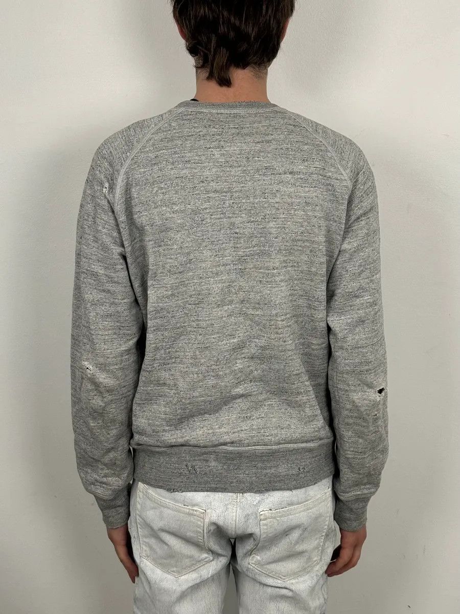 Dsquared2 FW2013 Dsquared2 Grey Distressed Boxing Sweater Size US S / EU 44-46 / 1 - 3 Thumbnail