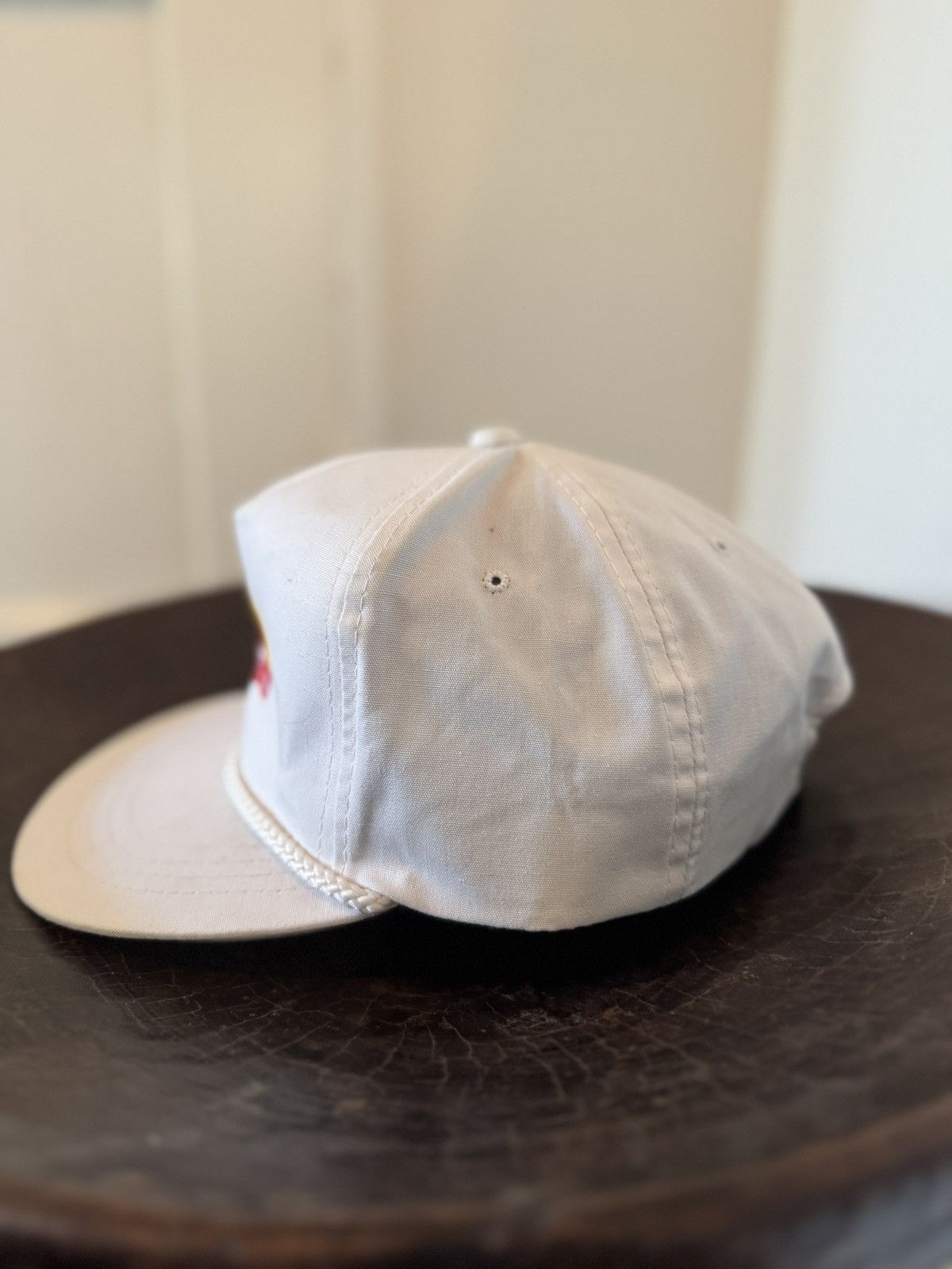Vintage Vintage 80s NBC Today Show Leather Strapback Hat Size ONE SIZE - 3 Thumbnail