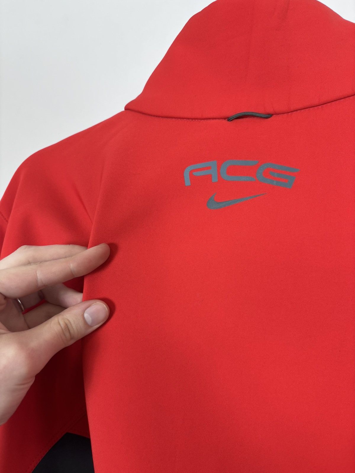 Nike ACG Nike ACG Men’s Soft Shell Jacket Fleece Lined Red/Grey Size US L / EU 52-54 / 3 - 22 Thumbnail