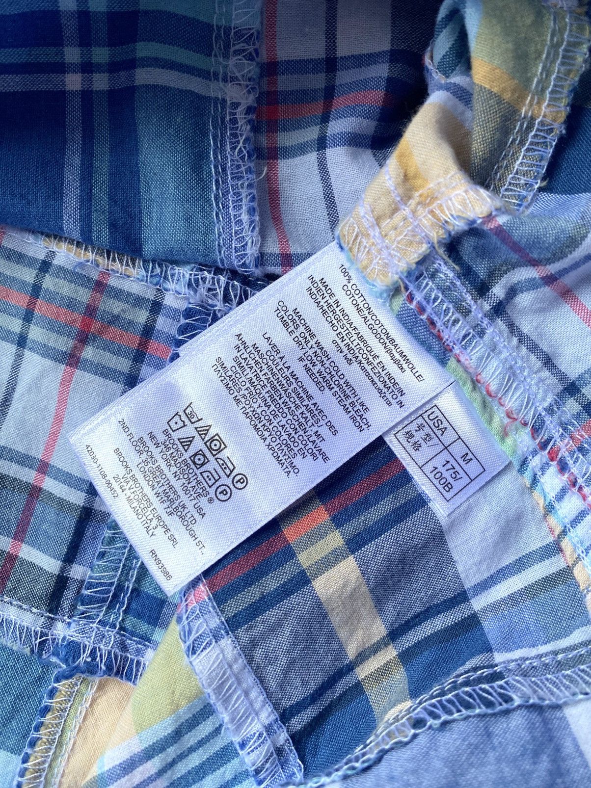 Brooks Brothers × Designer Brooks brother patchwork shirt button up Size US L / EU 52-54 / 3 - 11 Thumbnail