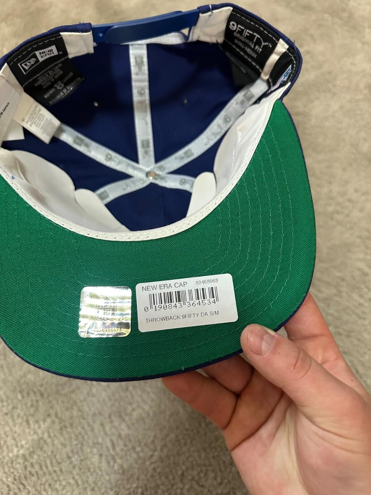 New Era New Era Dallas Cowboys 9Fifty Script Navy Snapback Hat Cap Size ONE SIZE - 7 Thumbnail
