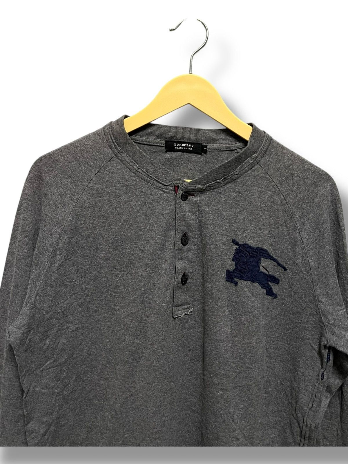 Burberry × Designer BURBERRY BLACK LABEL LONG SLEEVES SHIRT Size US M / EU 48-50 / 2 - 2 Thumbnail