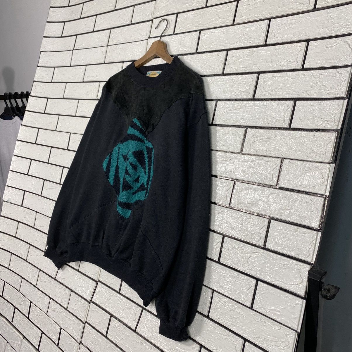 Issey Miyake Vintage Sweatshirt ME Sport Big Logo Size US L / EU 52-54 / 3 - 3 Thumbnail