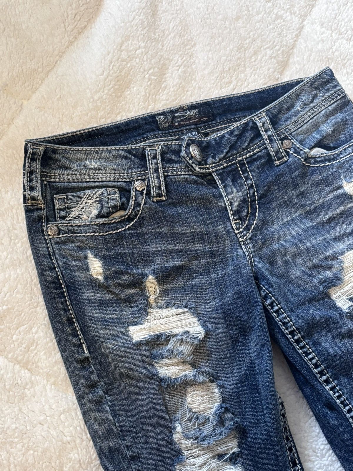 Silver Jeans Co. Deadstock Silver Jeans Size 28" / US 6 / IT 42 - 2 Thumbnail