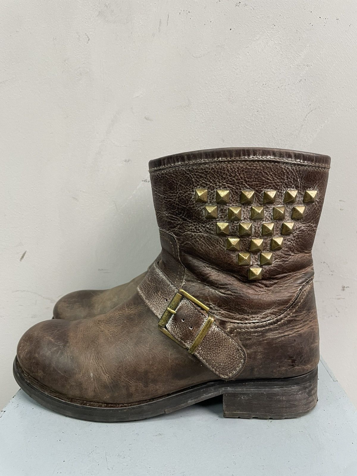 ASH Brown ASH metal detailed ankle boots guidi 90s style Size US 7.5 / EU 40-41 - 5 Thumbnail