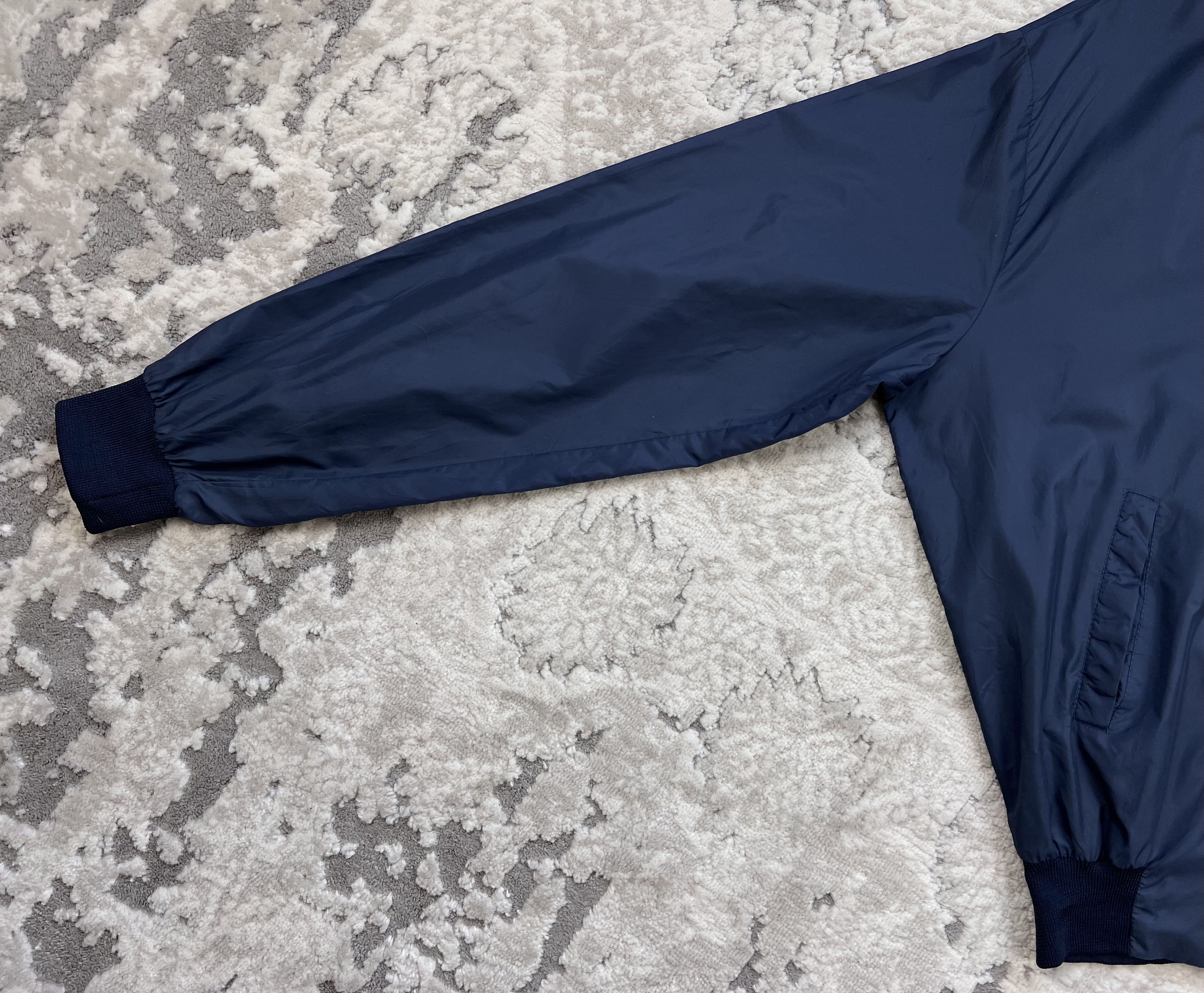 Lacoste Vintage IZOD Lacoste Windbreaker Bomber Jacket XL Blue Croco Size US XL / EU 56 / 4 - 4 Thumbnail