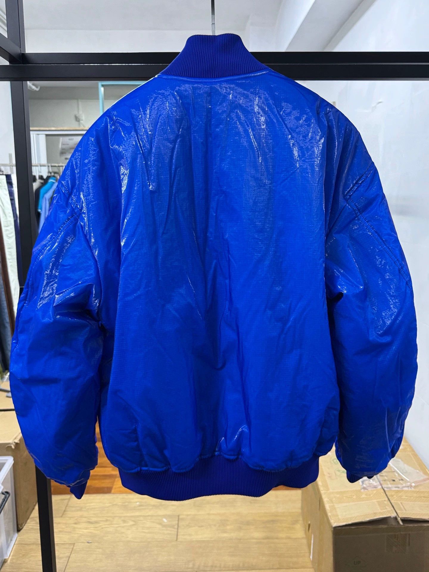 Gucci gucci men's bomber jacket in blue Size US L / EU 52-54 / 3 - 5 Thumbnail