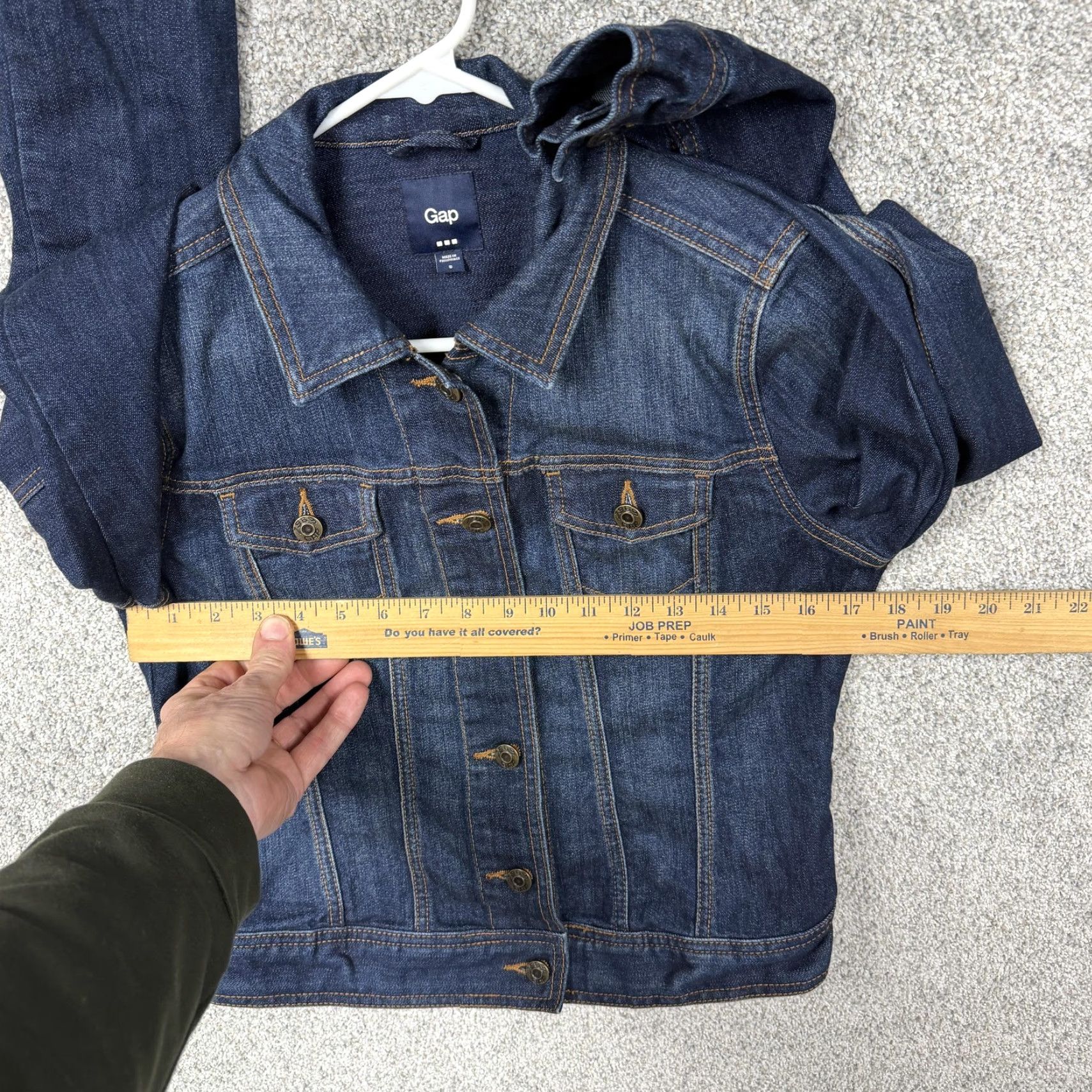 Gap Gap Jacket Womens Small Blue Denim Stretch Trucker Boho Indie Sleaze Y2K Size S / US 4 / IT 40 - 4 Thumbnail