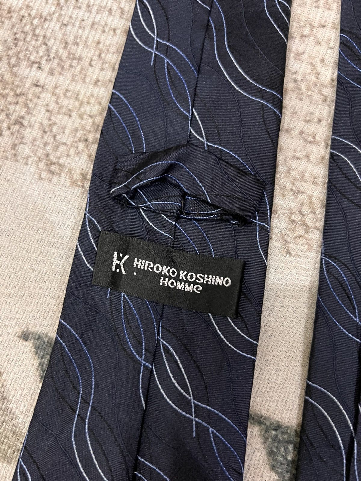 Hiroko Koshino Homme Hiroko Koshino Homme Tie Size ONE SIZE - 5 Thumbnail