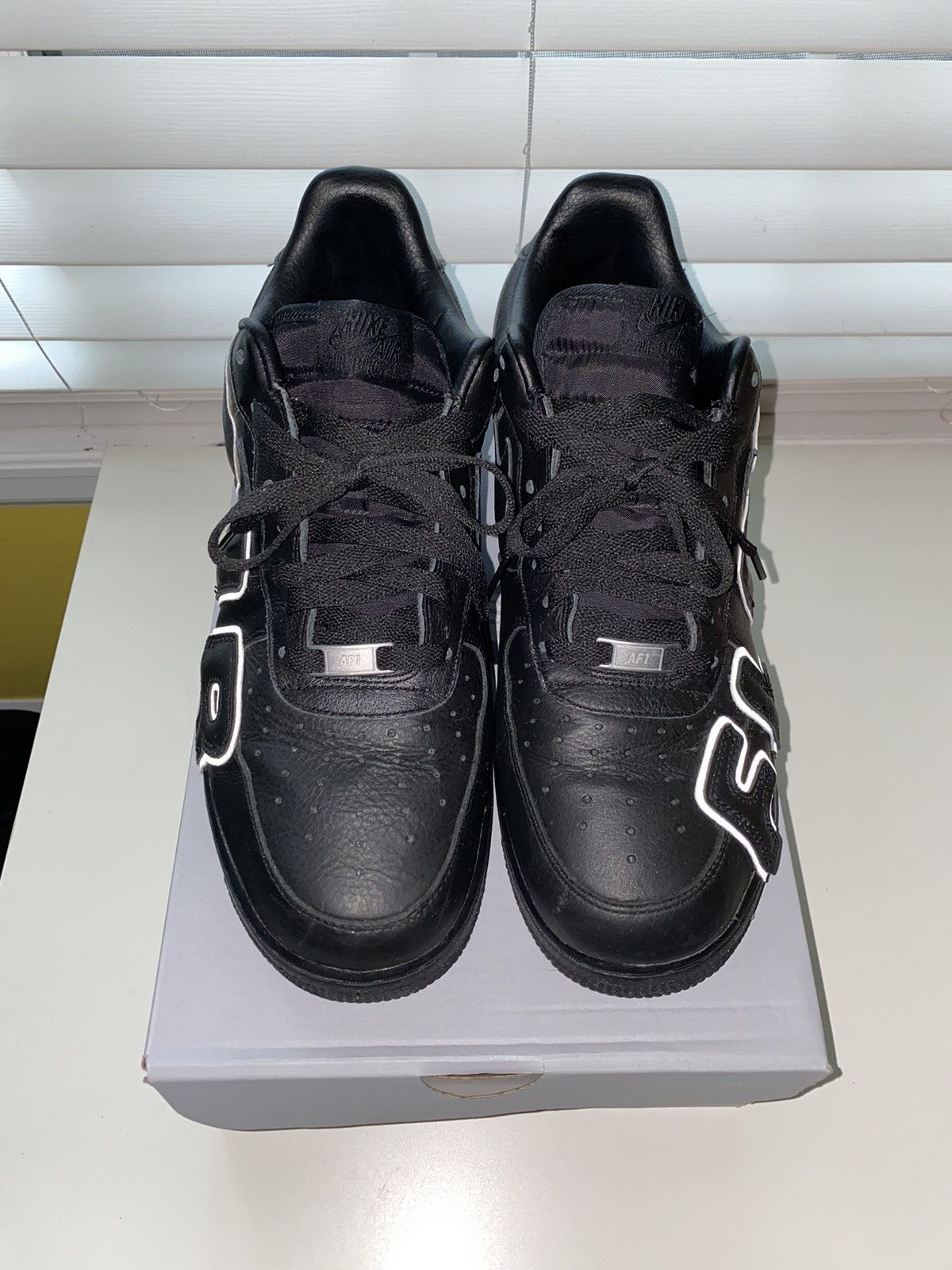 image of Cactus Plant Flea Market x Nike Cpfm Air Force 1 Black Shoes, Men's (Size 11)