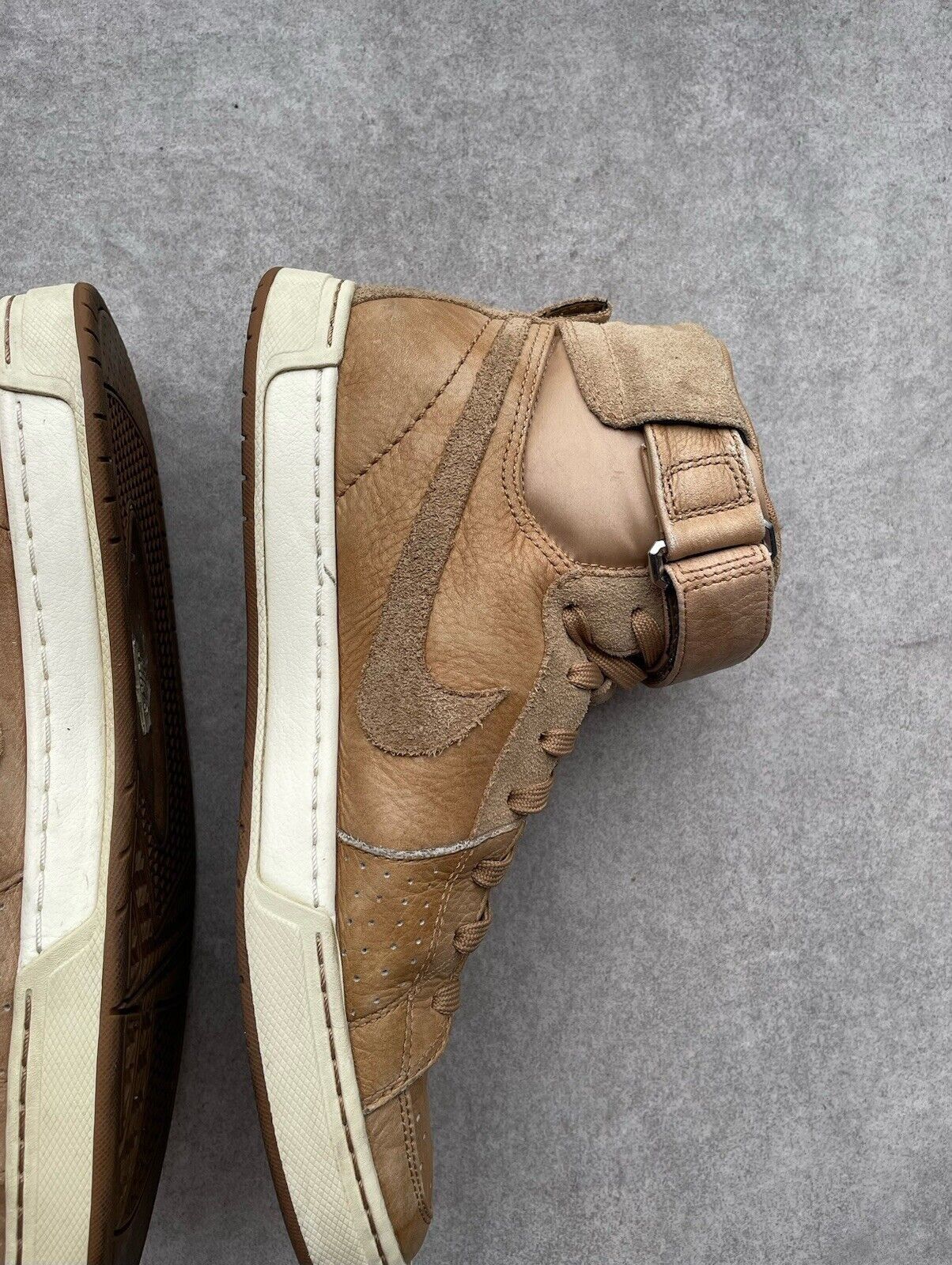 Nike Nike Mens Air Flytop Trainers Brown Suede Mid Rise Sneakers Size US 9.5 / EU 42-43 - 5 Thumbnail