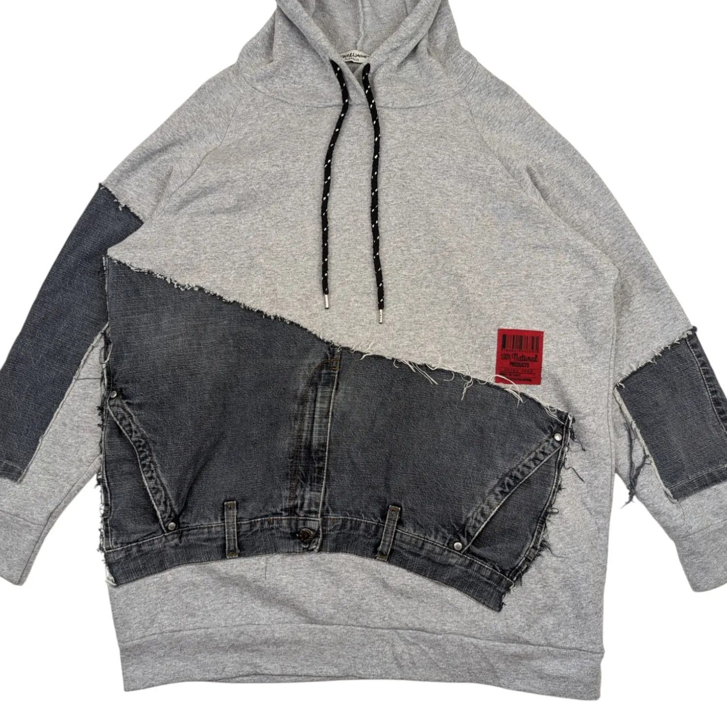 Japanese Brand ACQUA & LIMONE Italy Custom Denim Jeans Hoodie Sweatshirt Size US XL / EU 56 / 4 - 4 Thumbnail