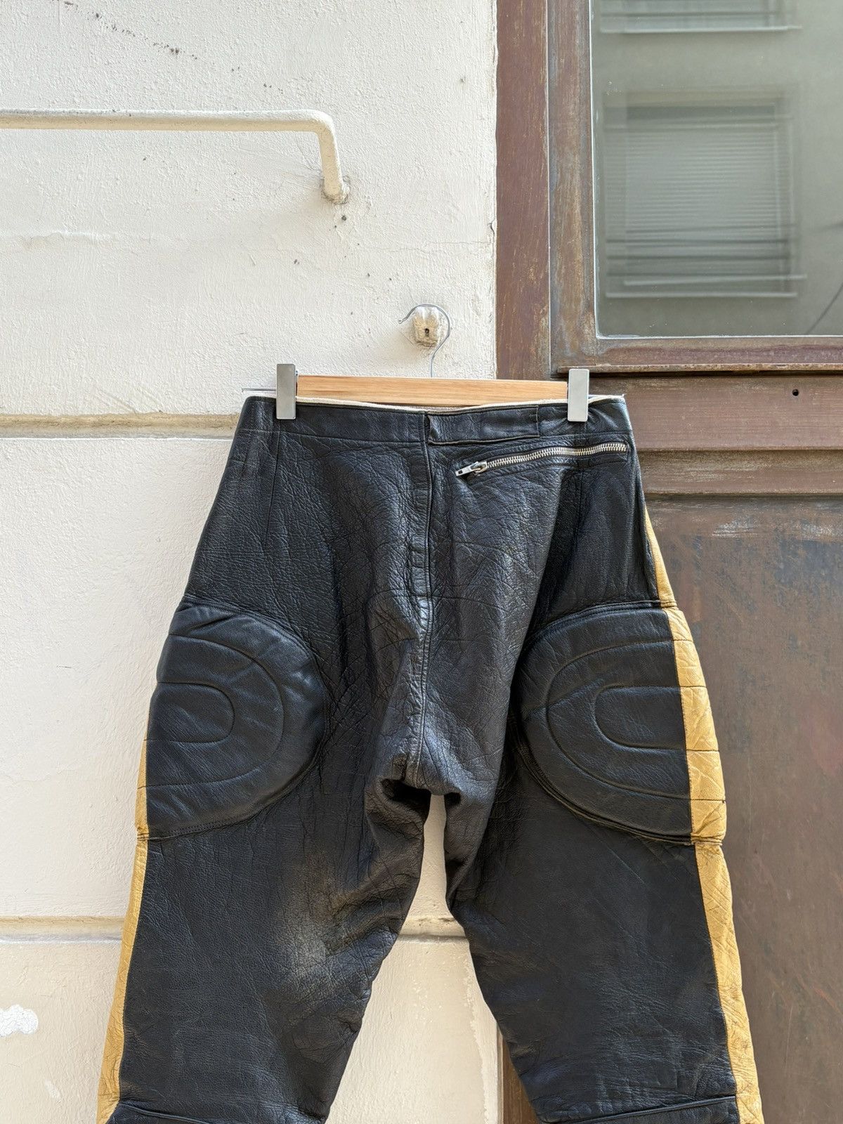 Vintage Leather motorcycle pants Size US 28 / EU 44 - 5 Thumbnail