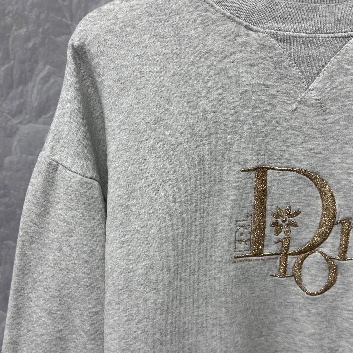Dior dior by erl embroidered logo sweatshirt. Size US L / EU 52-54 / 3 - 3 Thumbnail