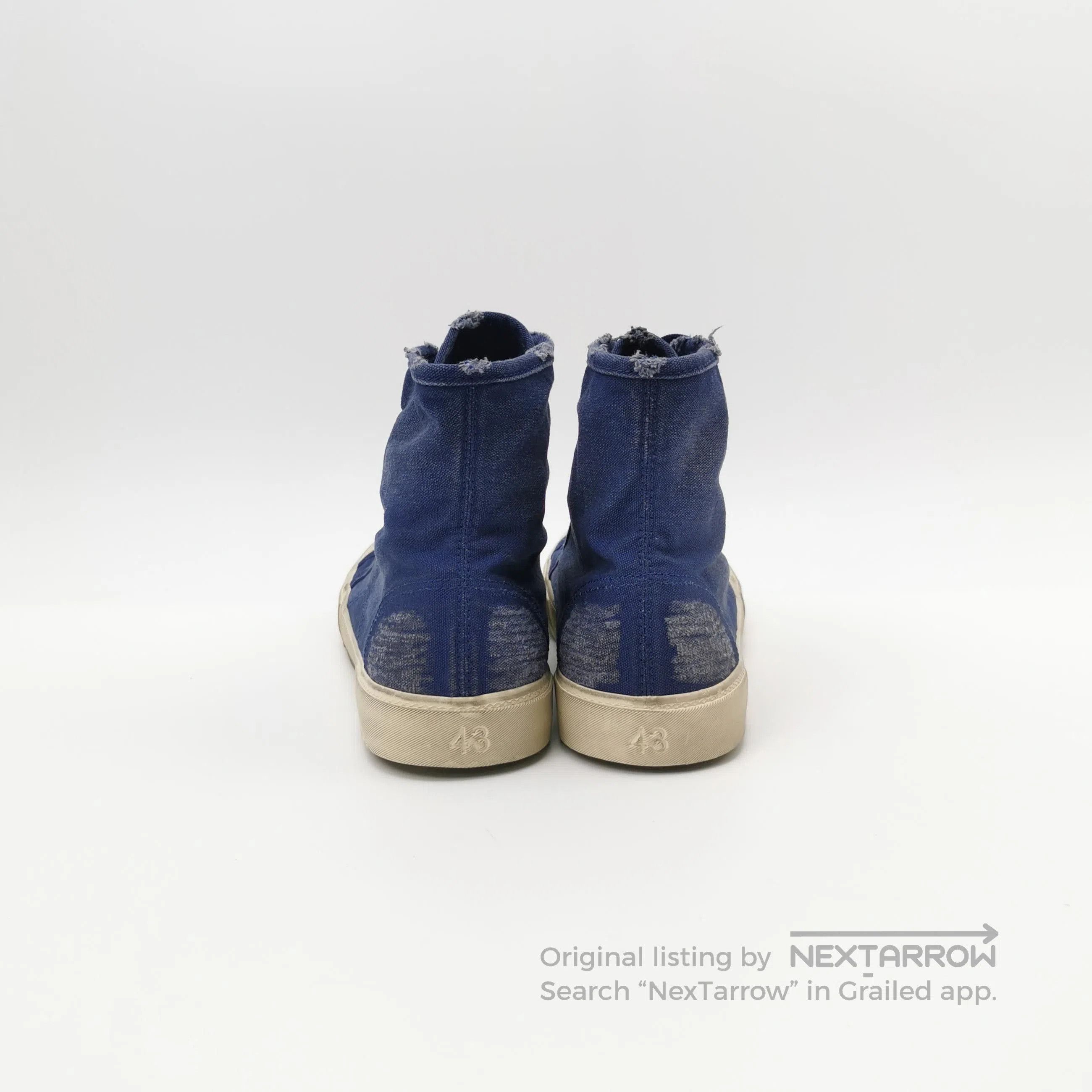 Balenciaga Balenciaga Distressed Canvas High. Size US 10 / EU 43 - 5 Thumbnail