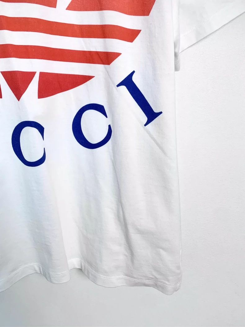 Gucci Gucci Adidas co-branded size M logo pattern printed round-n Size US M / EU 48-50 / 2 - 4 Thumbnail