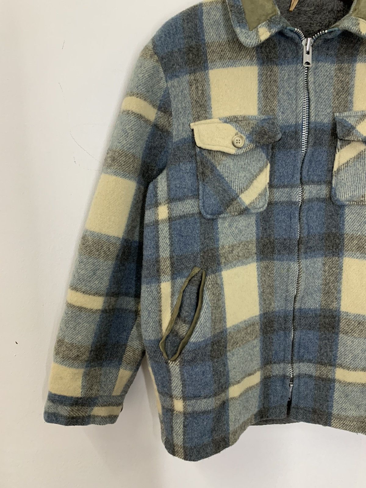 Sears Vintage 70’s Buffalo Wool Plaid Hunting Heavy Jacket Talon Size US M / EU 48-50 / 2 - 3 Thumbnail