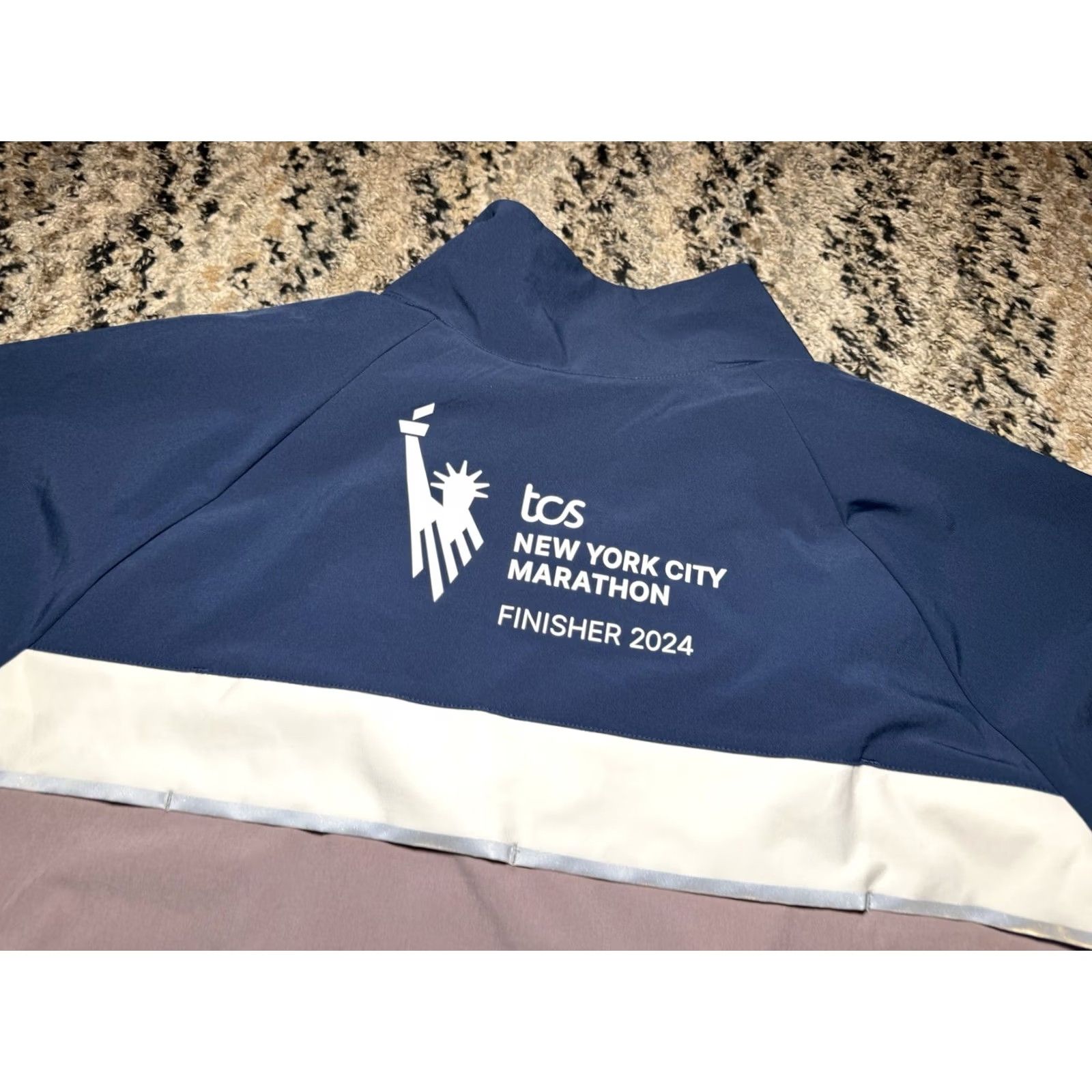 New Balance VINTAGE? No. 2024 TCS New York City Marathon Finisher Women New Balance Jacket Purple Large Size L / US 10 / IT 46 - 8 Thumbnail
