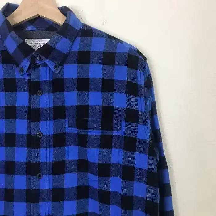 Flannel Japanese Brand Topvalu Plaid Tartan Flannel Shirt Size US M / EU 48-50 / 2 - 5 Thumbnail
