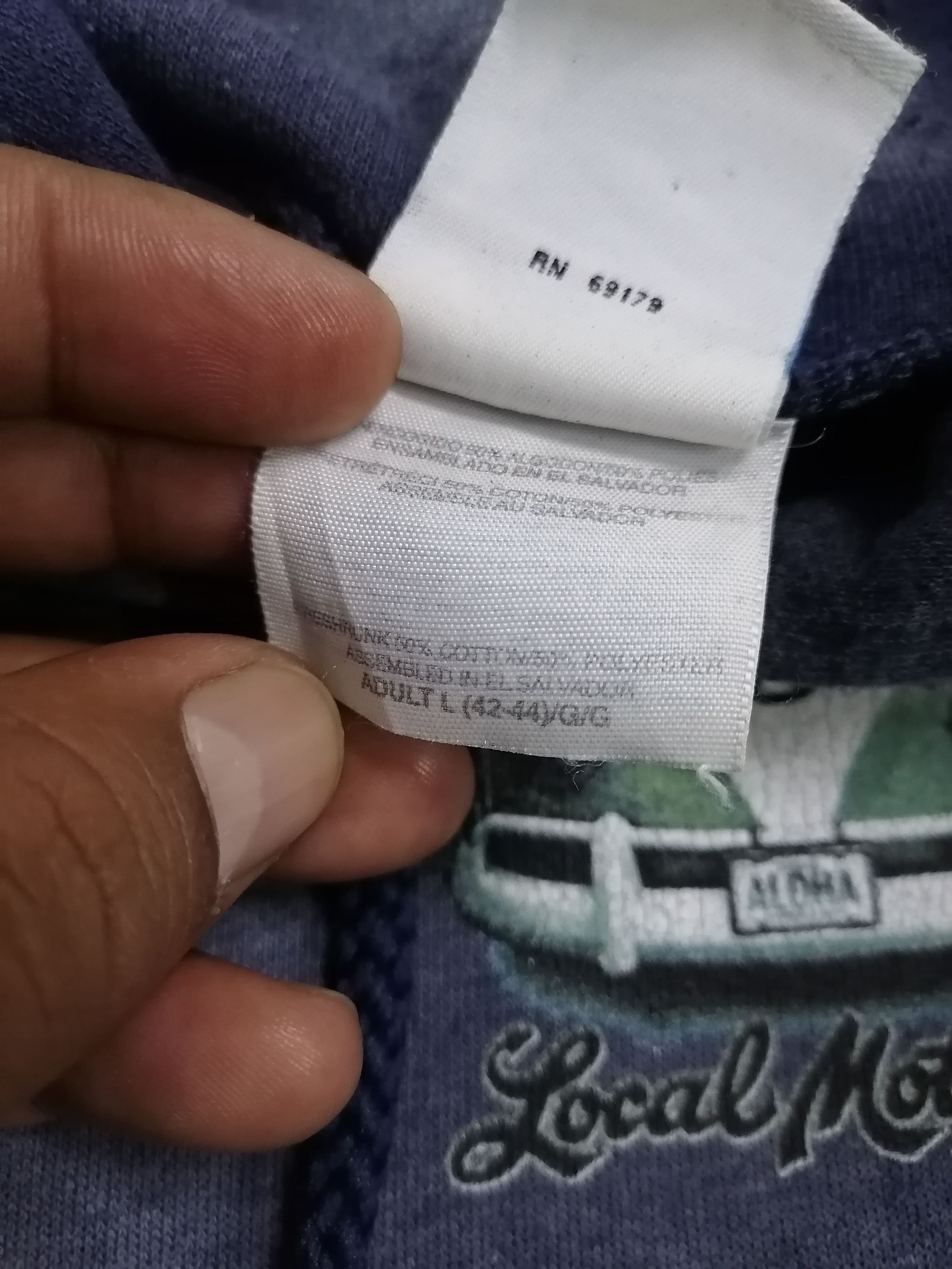 Vintage Trashed Faded Vintage Local Motion Hawaii Surfing Hoodies Size US L / EU 52-54 / 3 - 10 Thumbnail