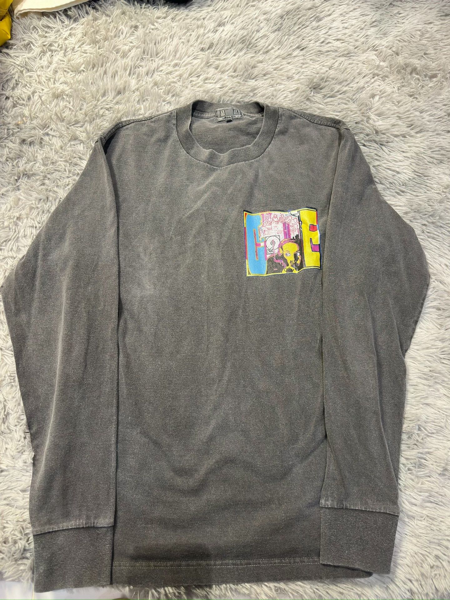 Cav Empt Ce/Cavempt Washed Gray Long Sleeve Size US M / EU 48-50 / 2 - 1 Thumbnail