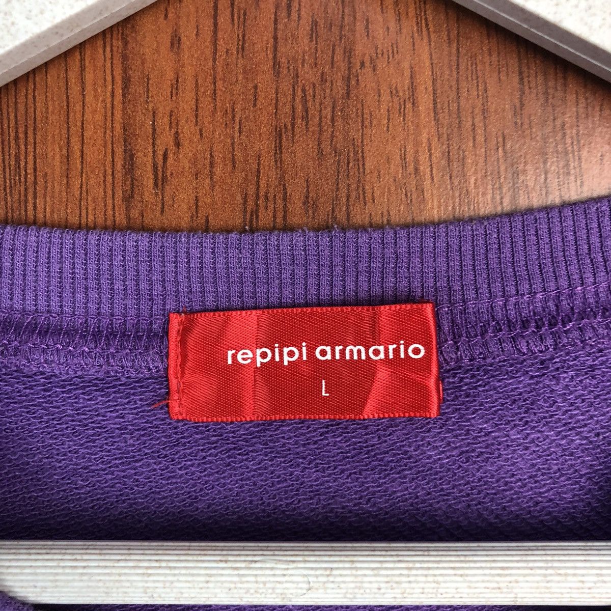 Japanese Brand Repipi Armario Purple Sweatshirt #7543 Size M / US 6-8 / IT 42-44 - 8 Thumbnail
