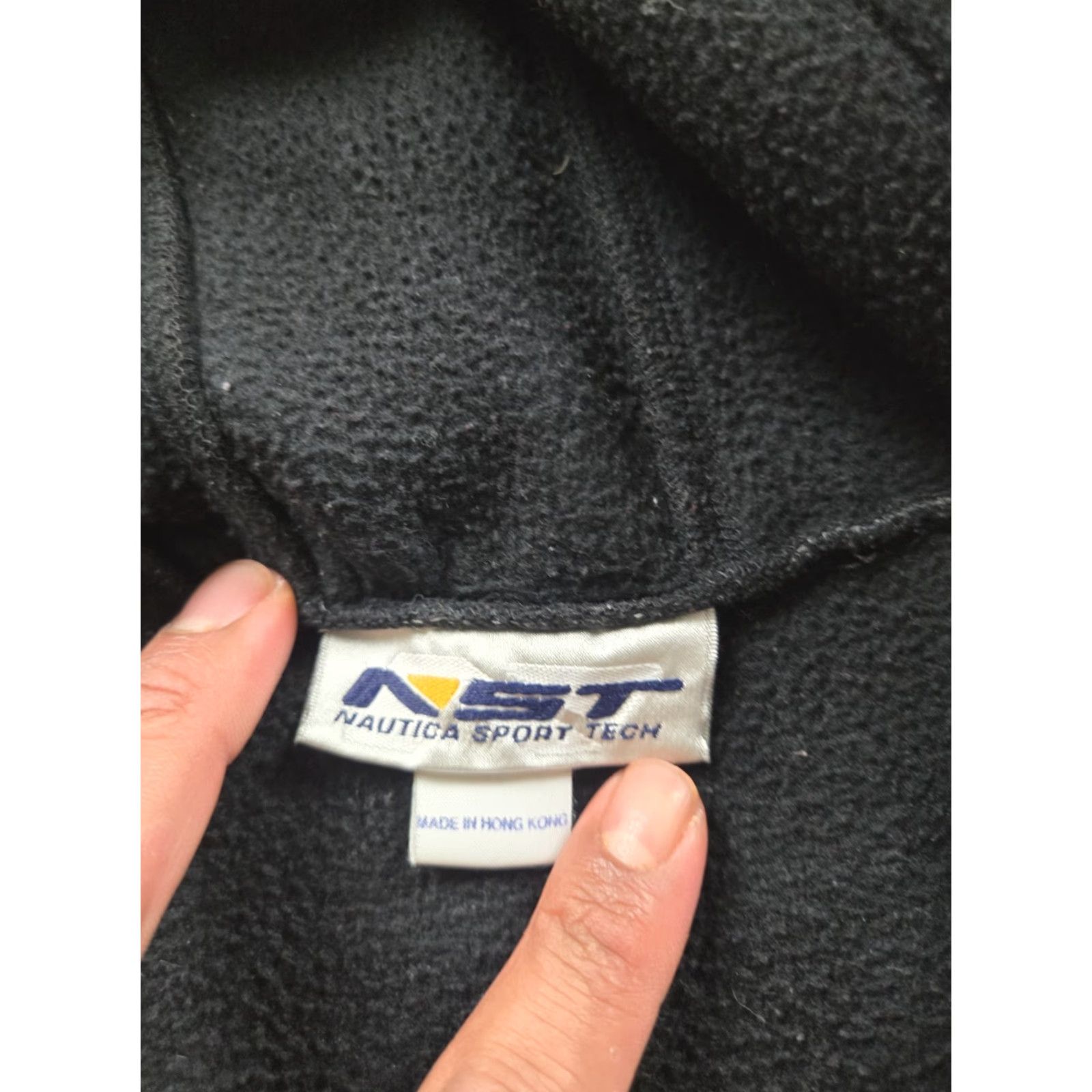 Nautica VINTAGE Nautica Sports Tech Fleece Jacket Mens M Black 1/4 Zip Pullover Boycott 90s Size US M / EU 48-50 / 2 - 5 Thumbnail