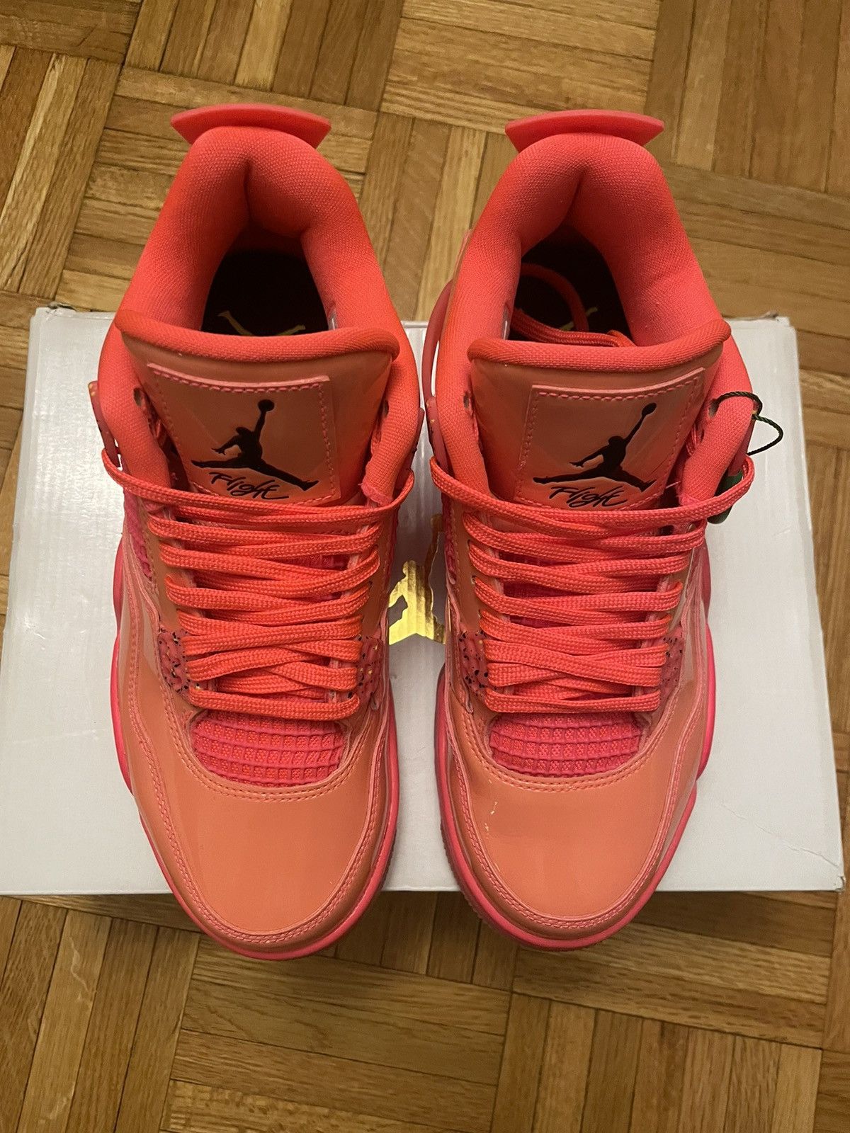 Nike Wmns Air Jordan 4 Retro Hot Punch Black Volt Grailed