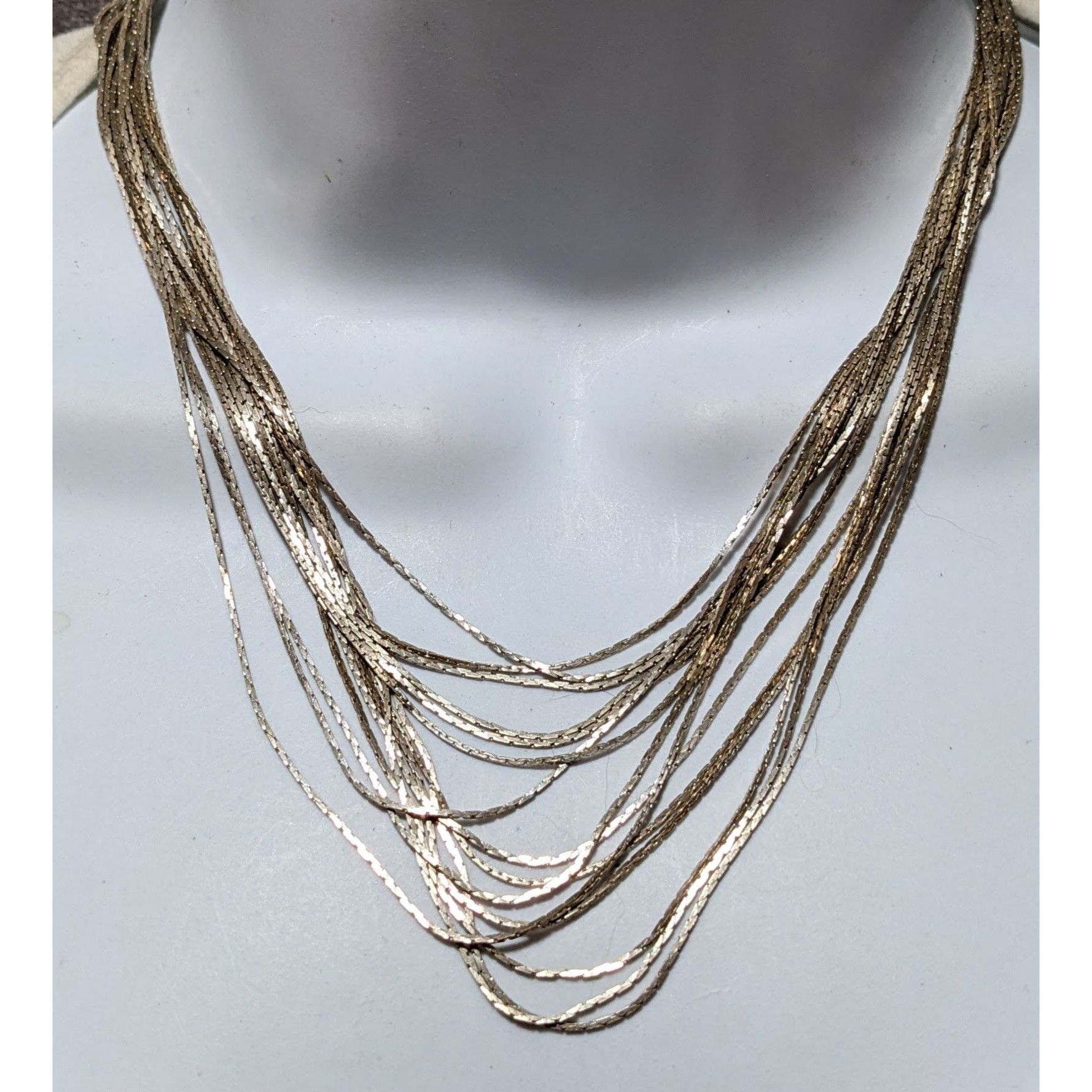 Express Express Multilayer Silver Chain Necklace Size ONE SIZE - 2 Thumbnail