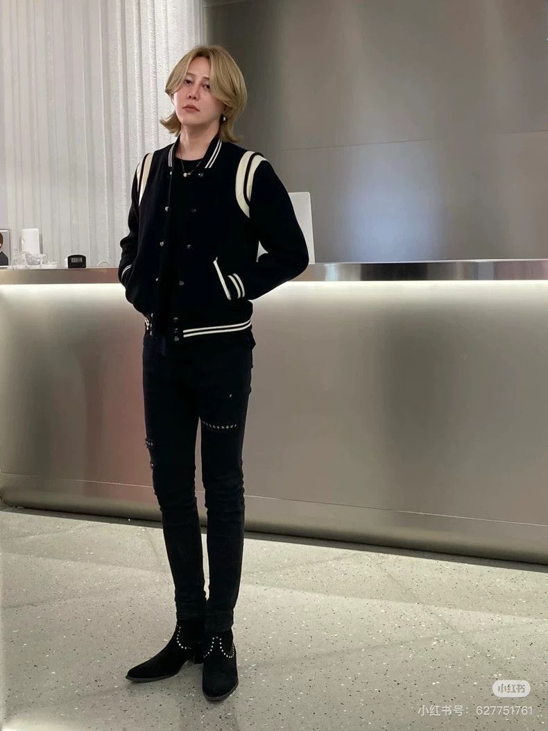 Saint Laurent Paris Saint Laurent Paris Classic baseball jacket-2506 Size US M / EU 48-50 / 2 - 6 Thumbnail