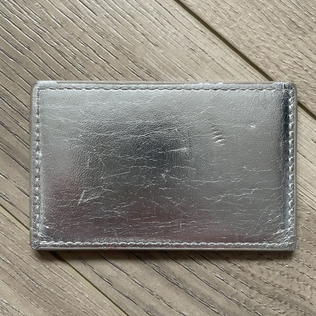 Tom Ford Tom Ford Metallic Silver Leather Card Holder and Mirror Size ONE SIZE - 3 Thumbnail