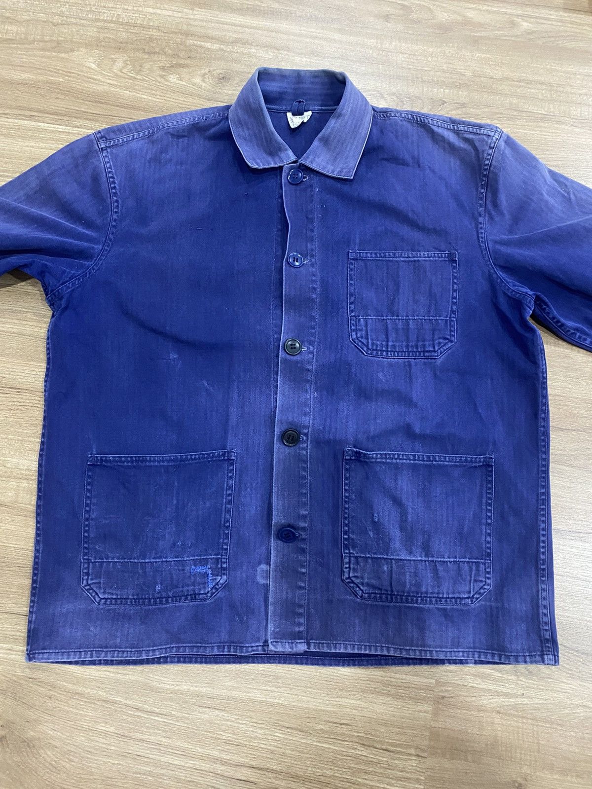 Vintage True Vintage France workwear jacket Size US XL / EU 56 / 4 - 2 Thumbnail