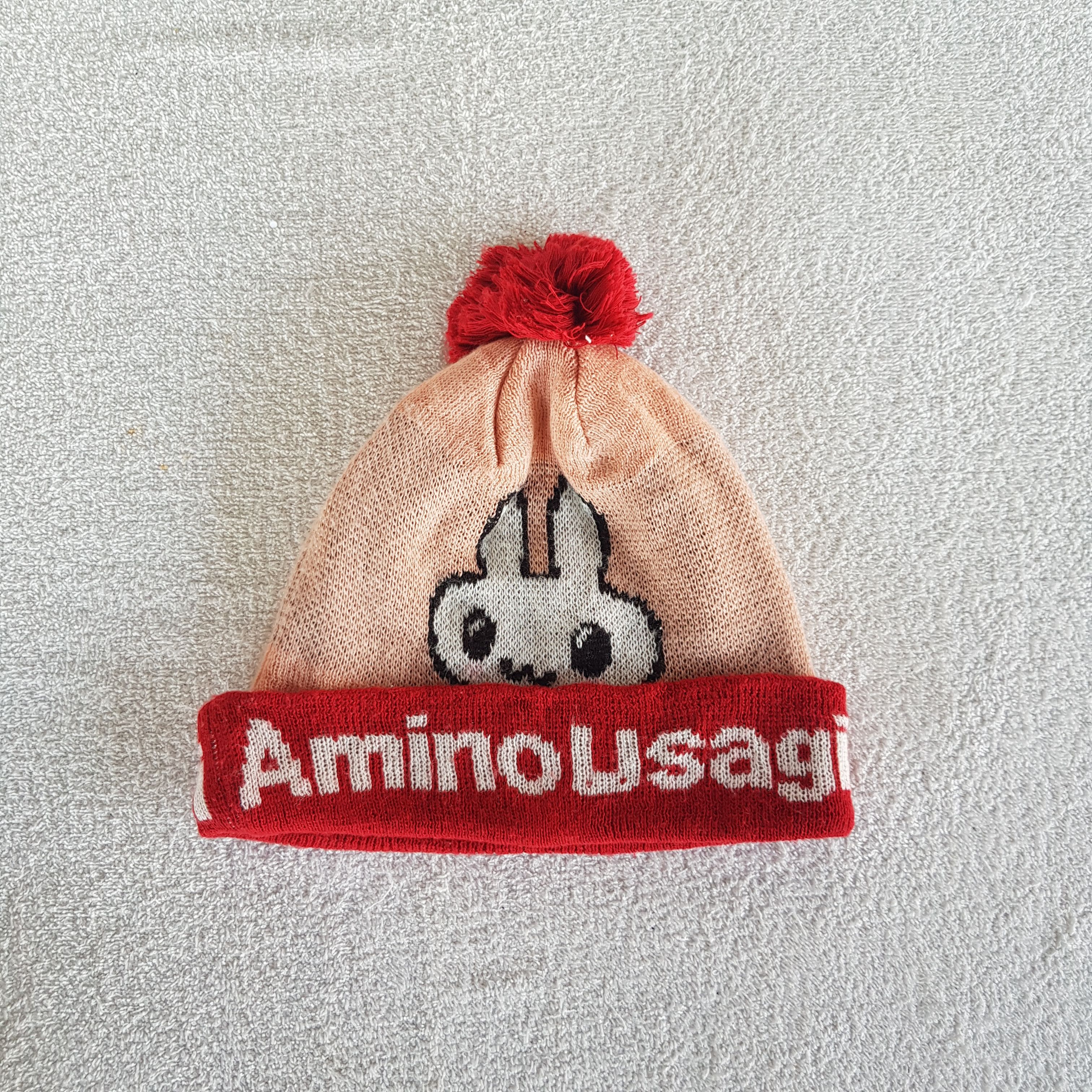 Anime Vintage Y2K Amino Usagi Beanie Pom Pom Snow Caps San X Hats Size ONE SIZE - 6 Thumbnail