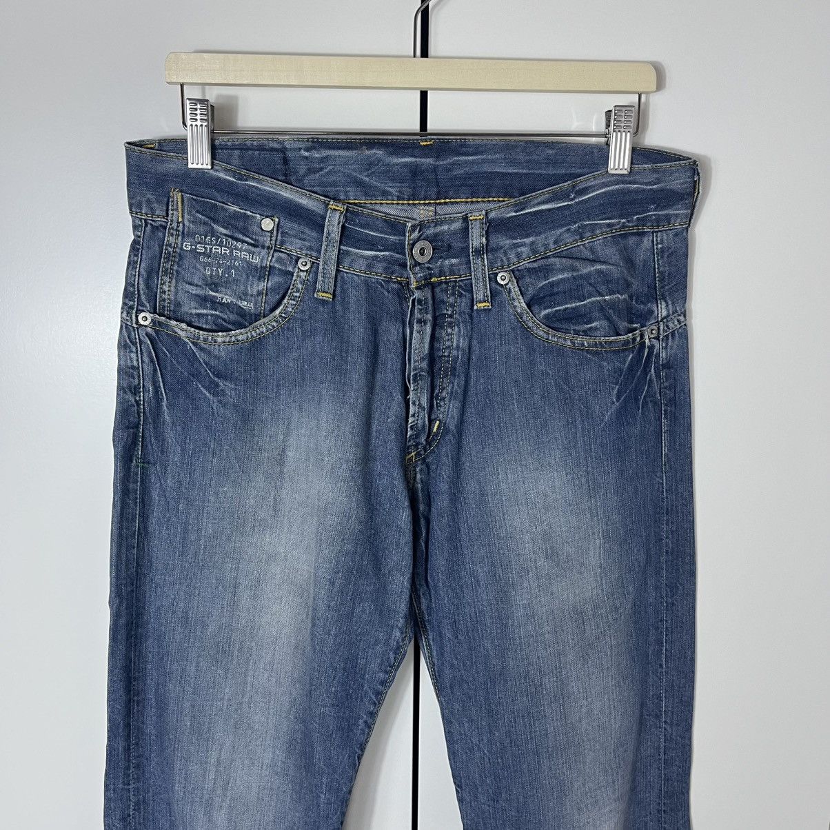 G-Star G-Star Raw S.C. Ruger Denim Washed Blue Jeans Streetwear Y2K Size US 32 / EU 48 - 2 Thumbnail