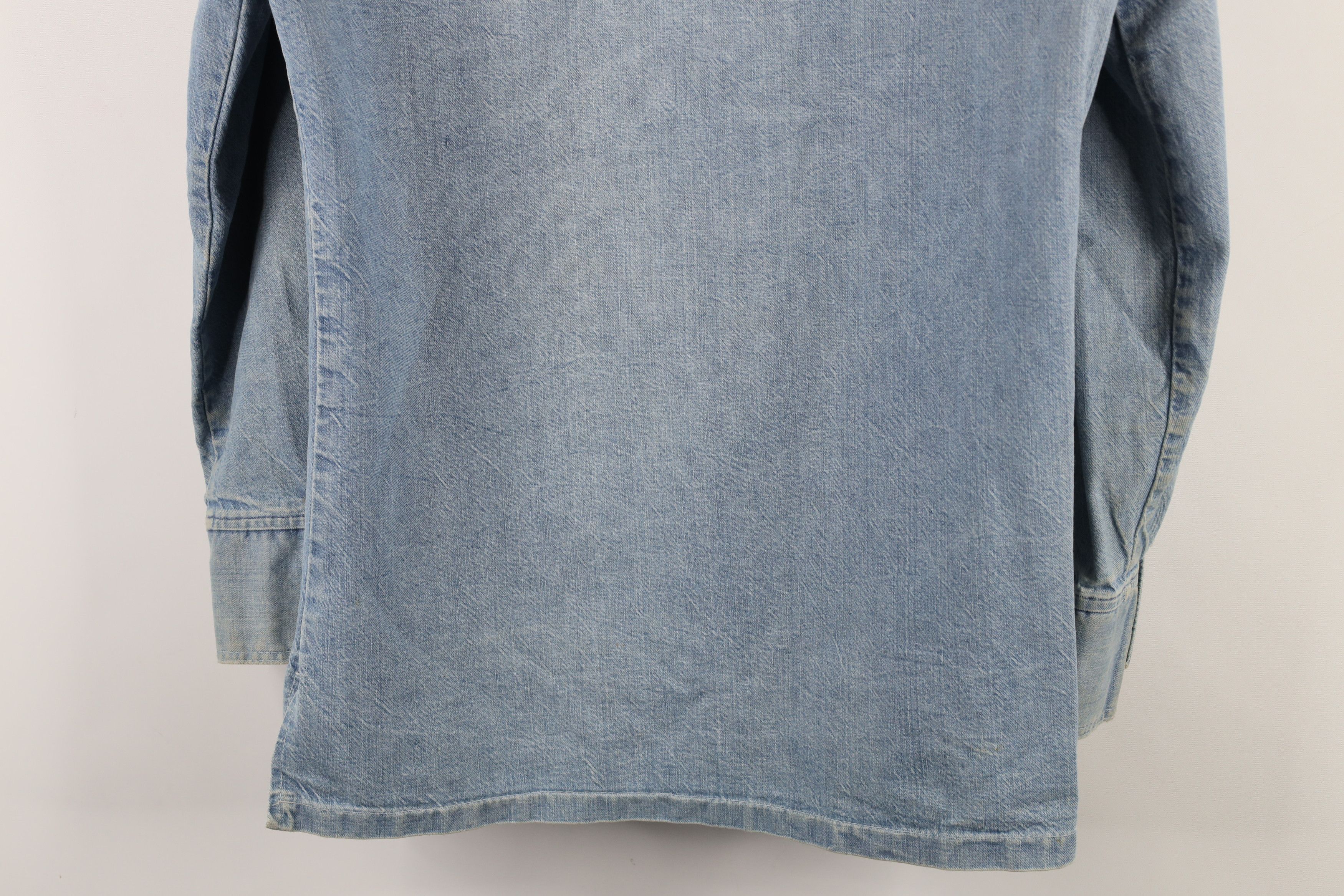 Vintage Vintage 50s 60s Streetwear Denim Button Shirt Jacket USA Size M / US 6-8 / IT 42-44 - 15 Thumbnail