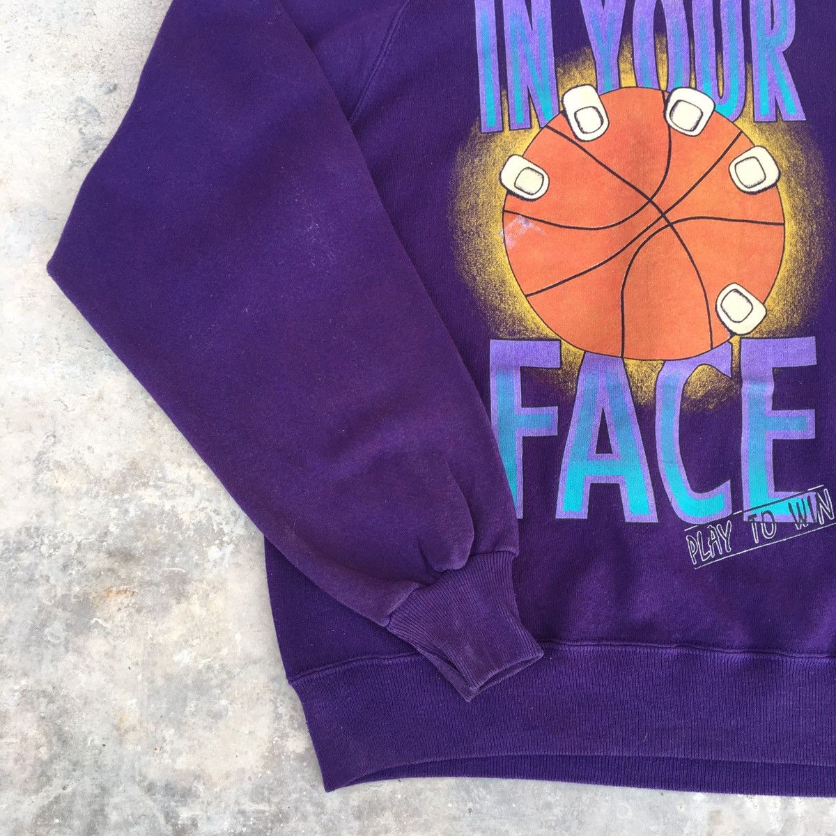 Jerzees × Vintage Vintage Basketball By Jerzees Crewneck Size US M / EU 48-50 / 2 - 2 Thumbnail