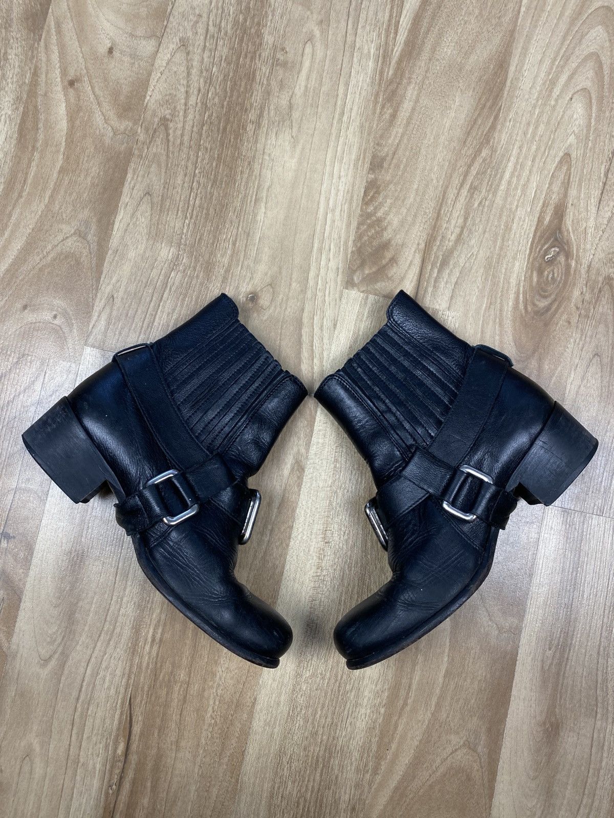 Zadig & Voltaire Avantgarde Zadig & Voltaire Leather Rock Western Boots Y2K Size US 6 / IT 36 - 4 Thumbnail