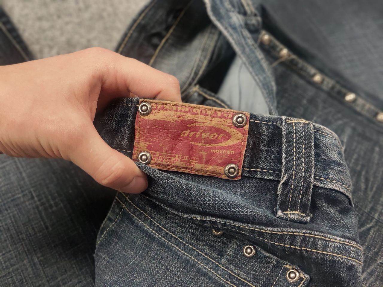 Le Grande Bleu (L.G.B.) Vintage Japan Le Grand Bleu eyelets Denim jeans hysteric Y2K Size US 32 / EU 48 - 14 Thumbnail