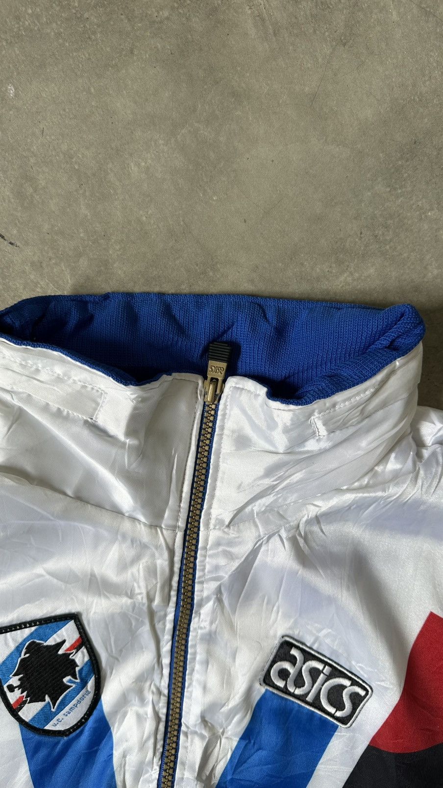 Asics VINTAGE ASICS SAMPDORIA TRAINING JACKET Size US L / EU 52-54 / 3 - 7 Thumbnail