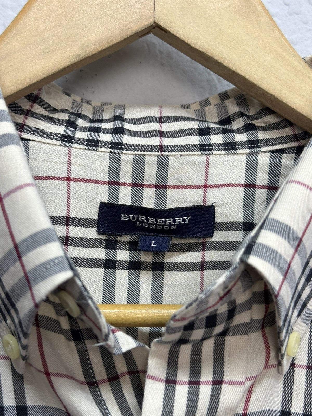 Burberry Vintage Burberry Nova Check Button Up Shirt Short Sleeve Y2K Size US L / EU 52-54 / 3 - 8 Thumbnail