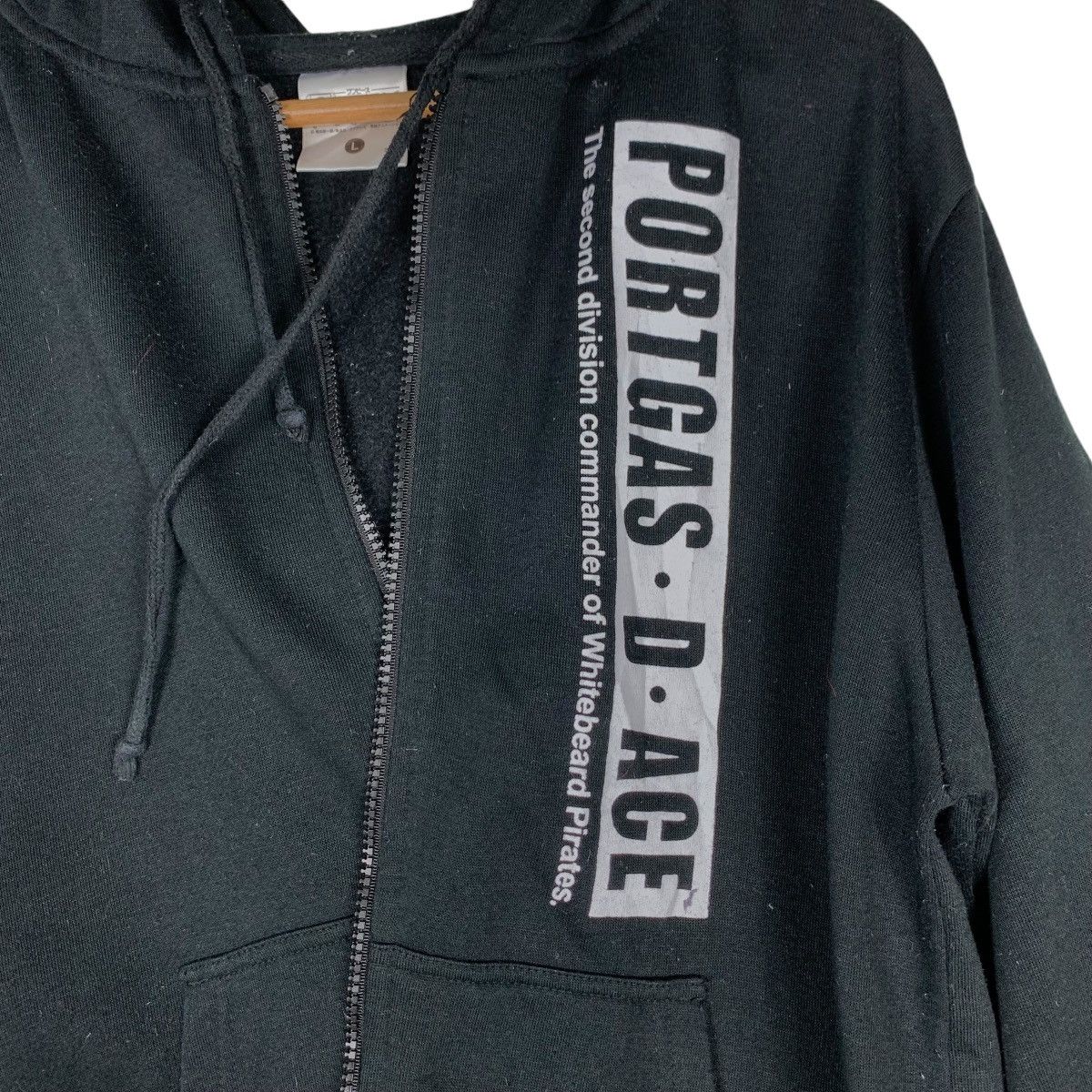 Anime ONE PIECE Portgas D Ace Graphics Zipper Hoodies #1367-C62 Size US L / EU 52-54 / 3 - 13 Thumbnail