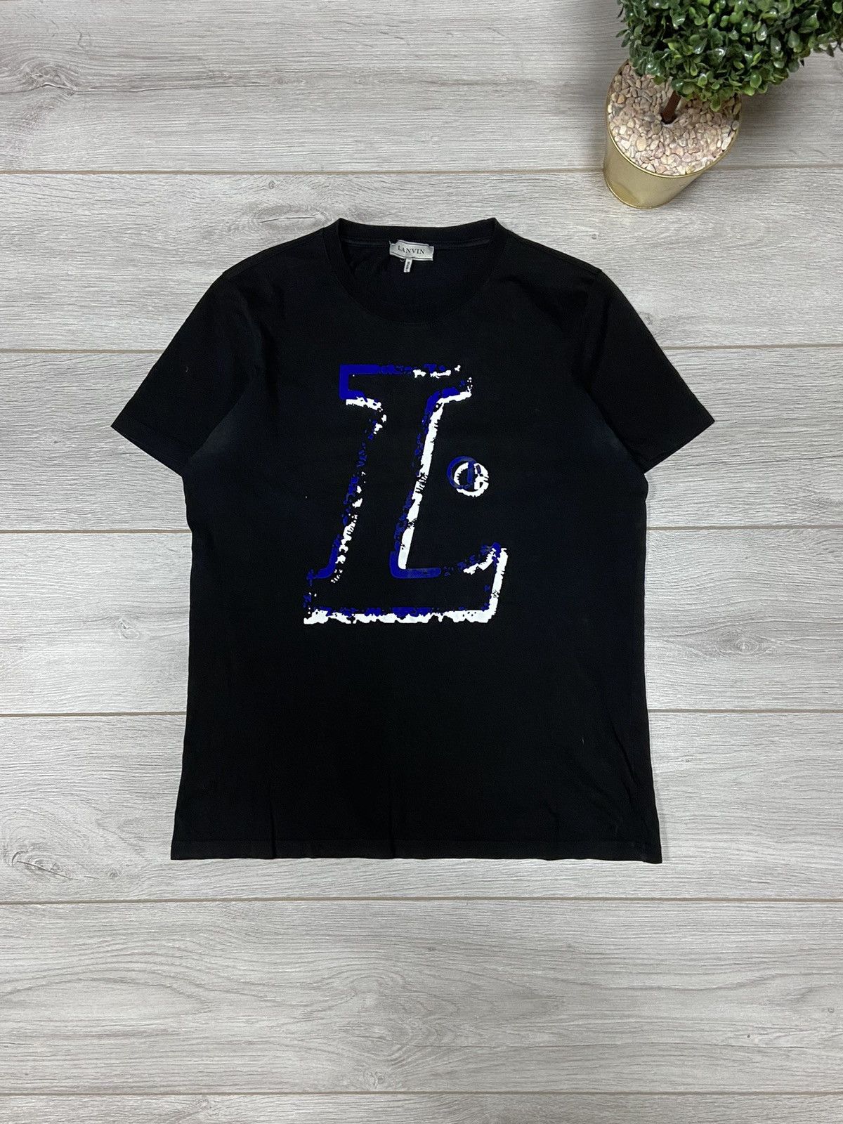 Lanvin Lanvin big L logo print t-shirt Size US M / EU 48-50 / 2 - 1 Thumbnail