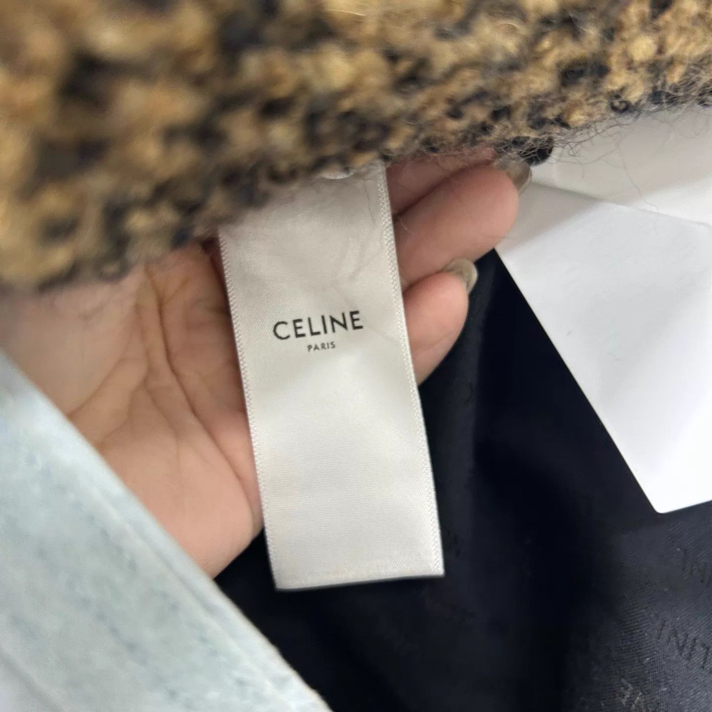 Celine Celine 99 New Oversized Gold Tweed Coat 36 Size XS / US 0-2 / IT 36-38 - 4 Thumbnail