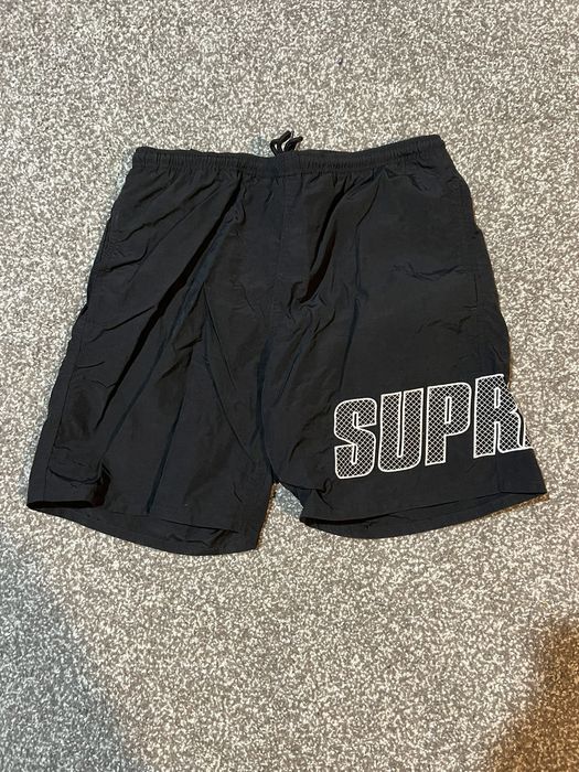 Supreme Supreme logo appliqué water short | Grailed