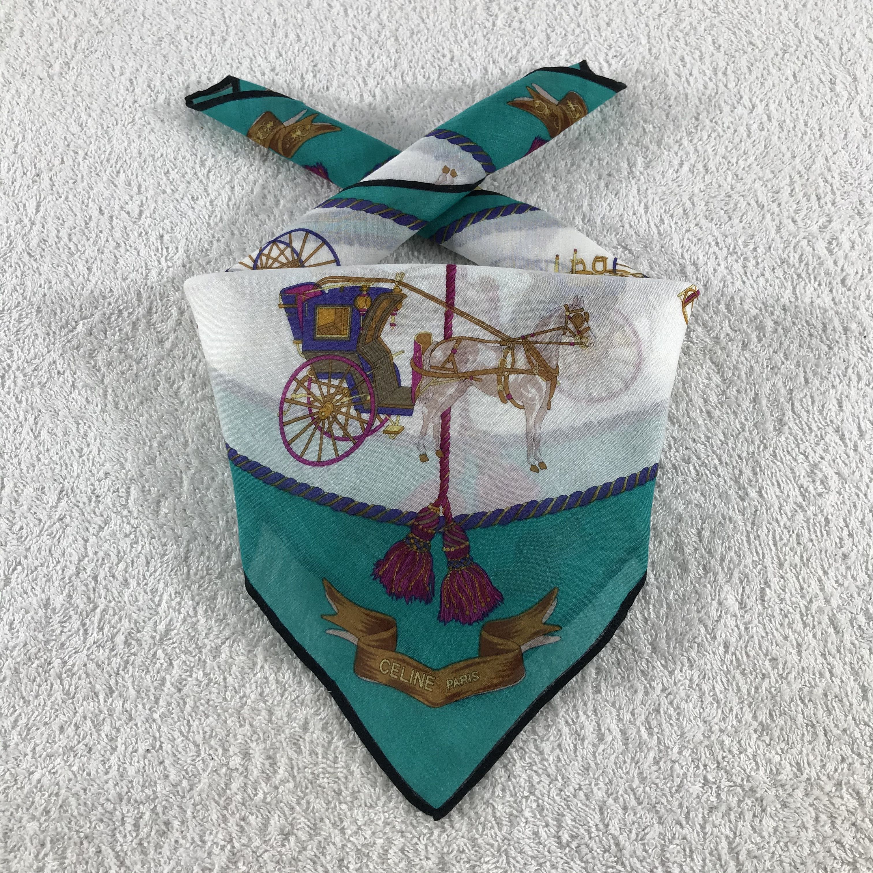 Celine × Vintage Celine Neckerchief / Bandana / Handkerchief Size ONE SIZE - 1 Thumbnail