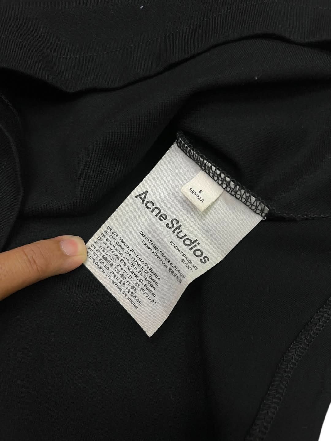 Acne Studios Acne Studio Logo Rib Tshirt Size US S / EU 44-46 / 1 - 3 Thumbnail