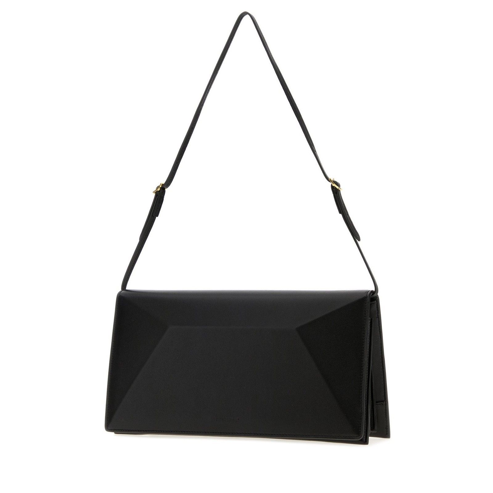 Jil Sander JIL SANDER File Medium Black Leather Shoulder Bag New/Authen Size ONE SIZE - 2 Thumbnail