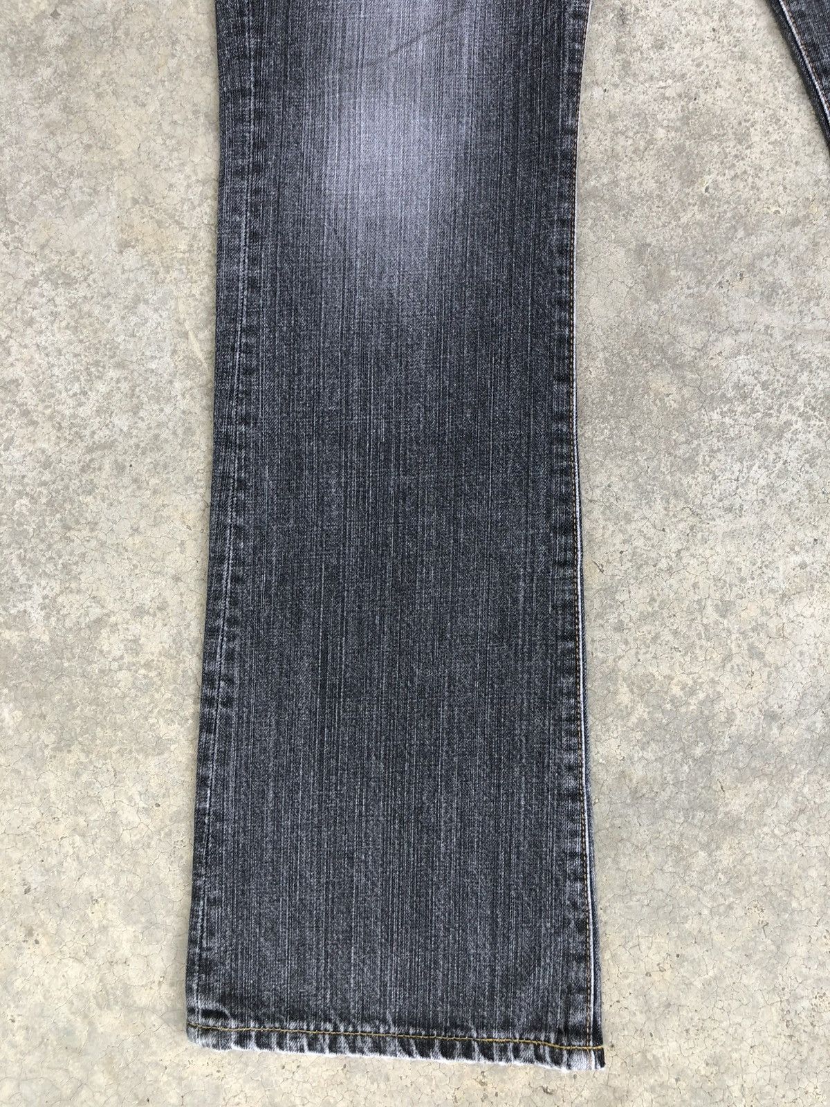 If Six Was Nine Japanese Edwin XU Flared Jeans Distressed Bootcut Size US 32 / EU 48 - 6 Thumbnail