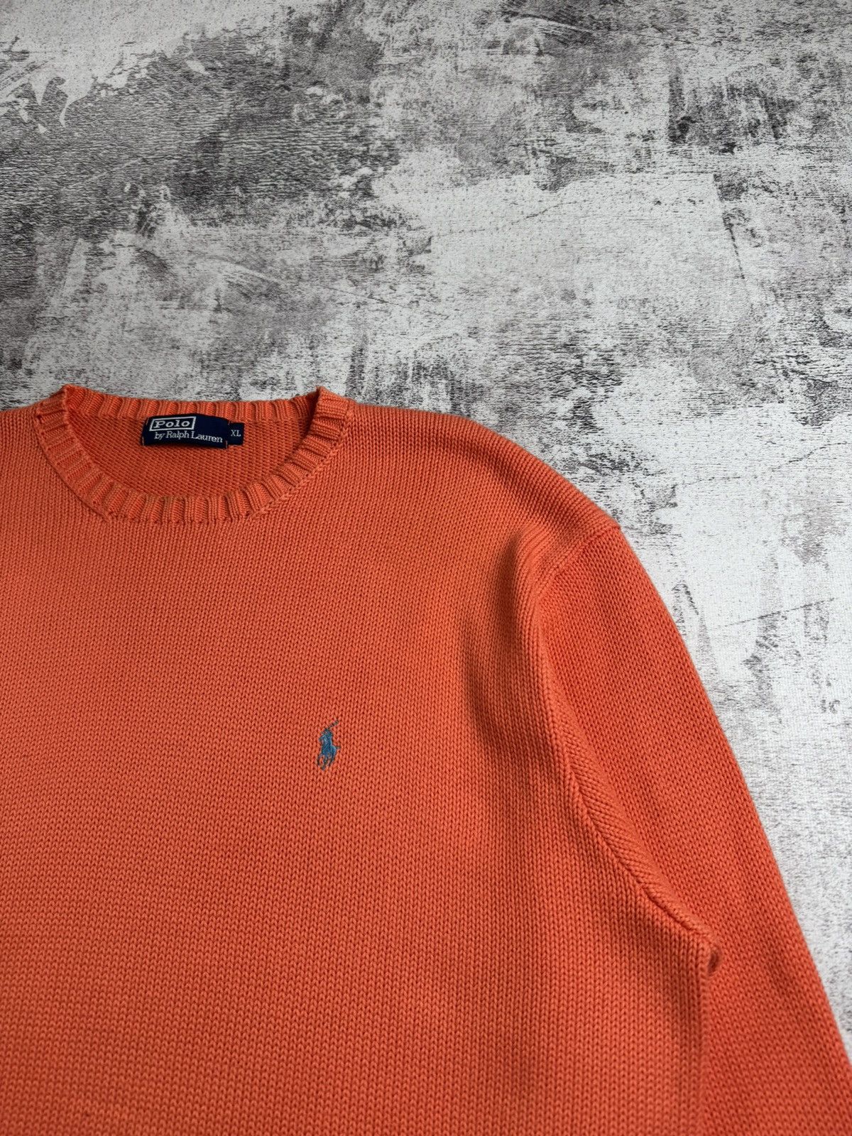 Polo Ralph Lauren Ralph Lauren Cotton Knited Peach Sweatshirt Sweater Pullover Size US XL / EU 56 / 4 - 7 Thumbnail